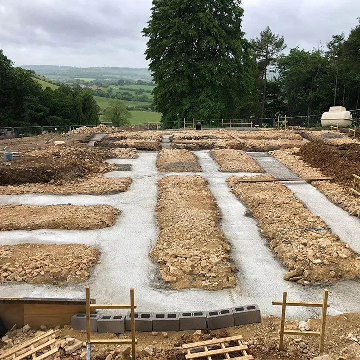 Concrete base
